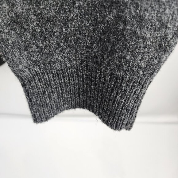 Bowen & Wright Sweater Mens Large 100% Lambs Wool Multicolor Argyle V-Neck - Picture 5 of 6